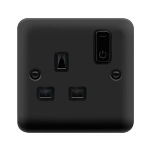 Click Deco Plus Ingot 13A 1G Rf Smart Socket Deco+ Mb Bk
