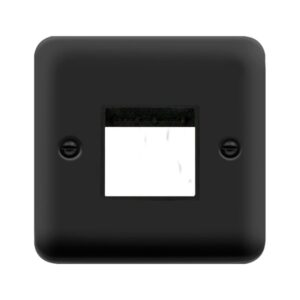 Click Scolmore - Click Deco Plus 1G Mg 2 Ap Plate Mb (DPMB402BK)