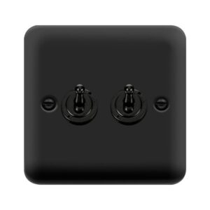 Click Scolmore - Click Deco Plus 2G Toggle Switch Mb (DPMB422)