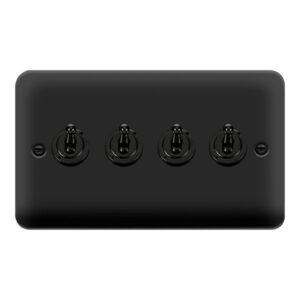 Click Scolmore - Click Deco Plus 4G Toggle Switch Mb (DPMB424)