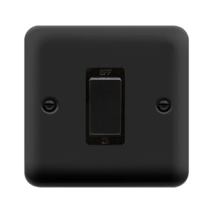 Click Scolmore - Click Deco Plus 1G 45A Ingot Switch Mb (DPMB500BK)