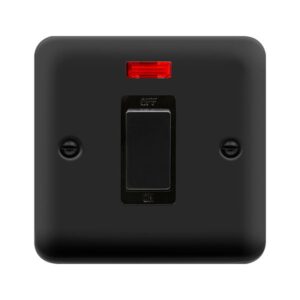 Click Scolmore - Click Deco Plus 1G 45A Ingot Switch N Mb (DPMB501BK)