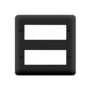 Click Scolmore - Click Deco Plus 12 Mod Plate Mb (DPMB512)