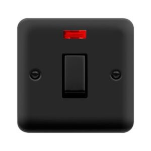 Click Scolmore - Click Deco Plus 20A Dp Ingot Switch N Mb (DPMB723BK)