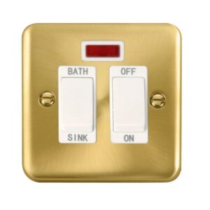 Click Scolmore - Click Deco Plus 20A Dp Sink/Bath Switch With Neon (DPSB024WH)