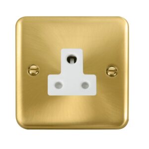 Click Scolmore - Click Deco Plus 5A Round Pin Socket (DPSB038WH)