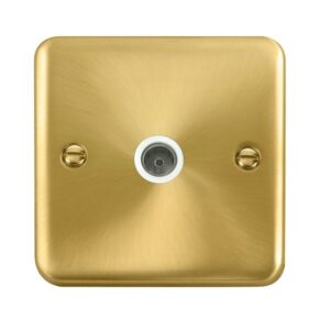 Click Scolmore - Click Deco Plus Single Coaxial Outlet (DPSB065WH)