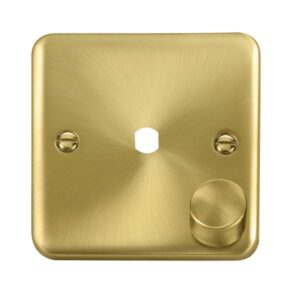 Click Scolmore - Click Deco Plus Dpsb 1 Gang Double Dimmer Plate & Knobs (DPSB140PL)