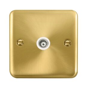 Click Scolmore - Click Deco Plus Single Isolated Coaxial Outlet (DPSB158WH)