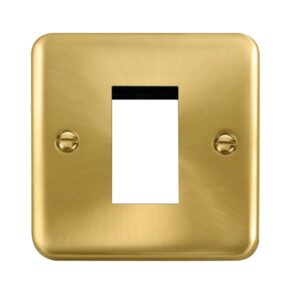 Click Scolmore - Click Deco Plus 1 Gang New Media Unfurnished Plate 1 Aperture (DPSB310)