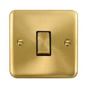 Click Scolmore - Click Deco Plus 10Ax Ingot 1 Gang Intermediate Plate Switch (DPSB425BK)