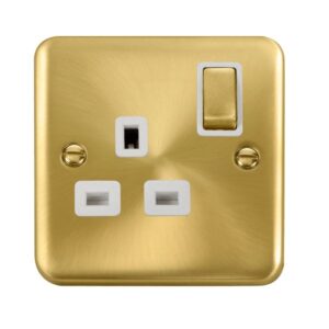 Click Scolmore - Click Deco Plus 13A Ingot 1 Gang Dp Switched Socket (DPSB535WH)