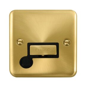 Click Scolmore - Click Deco Plus 13A Ingot Fused Connection Unit (DPSB550BK)