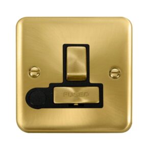 Click Scolmore - Click Deco Plus 13A Ingot Dp Switched Fused Connection Unit (DPSB551BK)