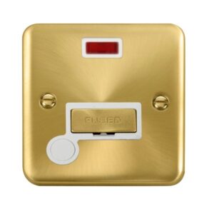 Click Scolmore - Click Deco Plus 13A Ingot Fused Connection Unit With Neon (DPSB553WH)