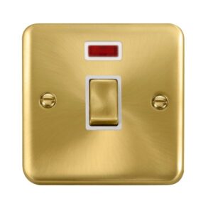 Click Scolmore - Click Deco Plus 20A Ingot Dp Switch With Neon (DPSB723WH)