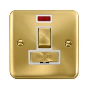 Click Scolmore - Click Deco Plus 13A Ingot Dp Switched Fused Connection Unit With Neon (DPSB752WH)