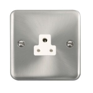 Click Scolmore - Click Deco Plus 2A Round Pin Socket (DPSC039WH)