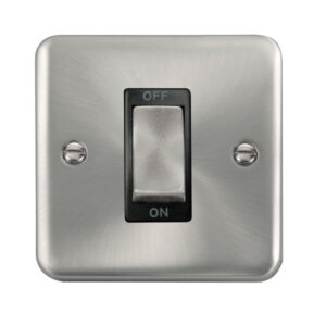 Click Scolmore - Click Deco Plus 45A Ingot 1 Gang Dp Switch (DPSC500BK)