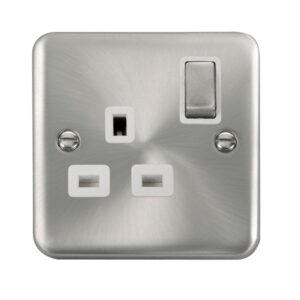 Click Scolmore - Click Deco Plus 13A Ingot 1 Gang Dp Switched Socket (DPSC535WH)