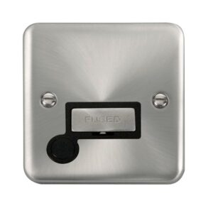 Click Scolmore - Click Deco Plus 13A Ingot Fused Connection Unit (DPSC550BK)