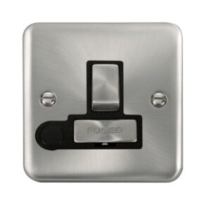 Click Scolmore - Click Deco Plus 13A Ingot Dp Switched Fused Connection Unit (DPSC551BK)