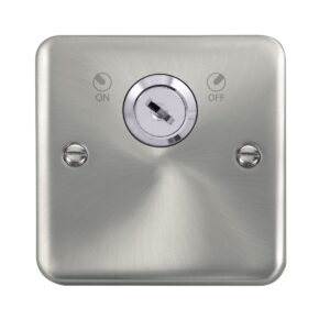 Click Scolmore - Click Deco Plus 20A Double Pole Key Lockable Switch (DPSC660)