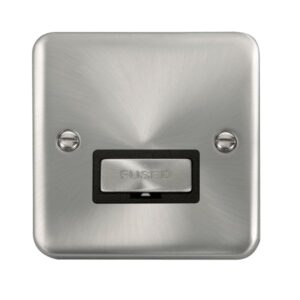 Click Scolmore - Click Deco Plus 13A Ingot Fused Connection Unit (DPSC750BK)