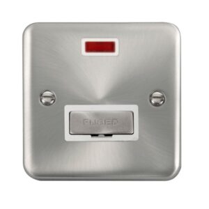 Click Scolmore - Click Deco Plus 13A Ingot Fused Connection Unit With Neon (DPSC753WH)