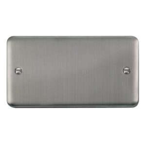 Click Scolmore - Click Deco Plus 2 Gang Blank Plate (DPSS061)