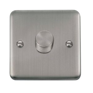 Click Scolmore - Click Deco Plus 1 Gang 2 Way 400Va Dimmer Switch (DPSS140)