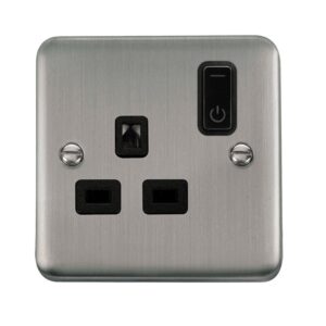 Click Deco Plus Ingot 13A 1G Rf Smart Socket Deco+ Ss Bk