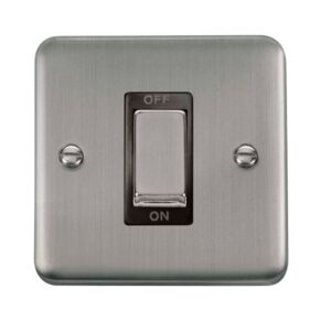 Click Scolmore - Click Deco Plus 45A Ingot 1 Gang Dp Switch (DPSS500BK)