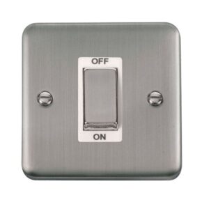 Click Scolmore - Click Deco Plus 45A Ingot 1 Gang Dp Switch (DPSS500WH)