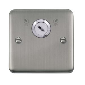 Click Scolmore - Click Deco Plus 20A Double Pole Key Lockable Switch (DPSS660)