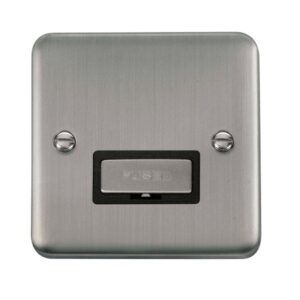 Click Scolmore - Click Deco Plus 13A Ingot Fused Connection Unit (DPSS750BK)