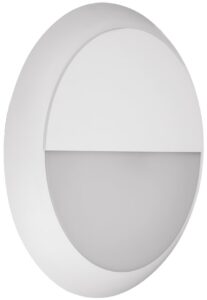 Eterna Lina Power And CCT Switchable IP66 Circular Bulkhead Eyelid White
