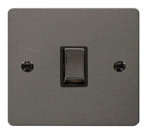 Click Define Ingot 20A 1 Gang Dp Switch Black