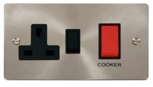 Click Define 45A Dp Switch 13A Dp Switched Socket Black