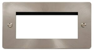 Click Scolmore - Click Define 2 Gang Quad Aperture (FPBS312)