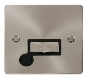 Click Scolmore - Click Define Ingot 13A Connection Unit Flex Outlet Black (FPBS550BK)