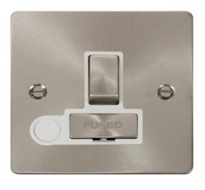 Click Scolmore - Click Define Ingot 13A Switched Connection Unit Flex Outlet White (FPBS551WH)