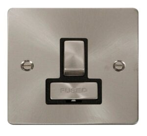 Click Scolmore - Click Define Ingot 13A Switched Connection Unit Black (FPBS751BK)