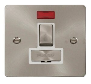 Click Scolmore - Click Define Ingot 13A Switched Connection Unit Neon White (FPBS752WH)