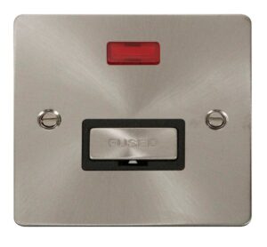 Click Scolmore - Click Define Ingot 13A Connection Unit Neon Black (FPBS753BK)