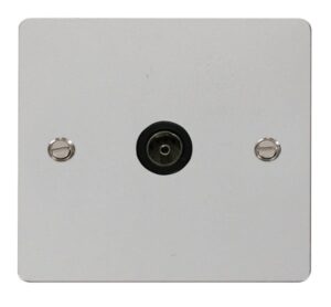 Click Scolmore - Click Define 1 Gang Coaxial Socket Black (FPCH065BK)