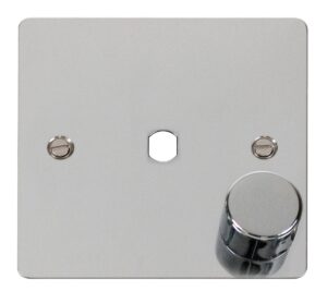 Click Scolmore - Click Define 1 Gang Single Dimmer Plate & Knob (FPCH140PL)