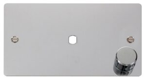 Click Scolmore - Click Define 2 Gang Plate 1 Module (630W Or 1000W) (FPCH185)
