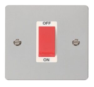 Click Scolmore - Click Define 1 Gang 45A Dp Switch White (FPCH200WH)