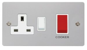 Click Scolmore - Click Define 45A Dp Switch 13A Dp Switched Socket White (FPCH204WH)